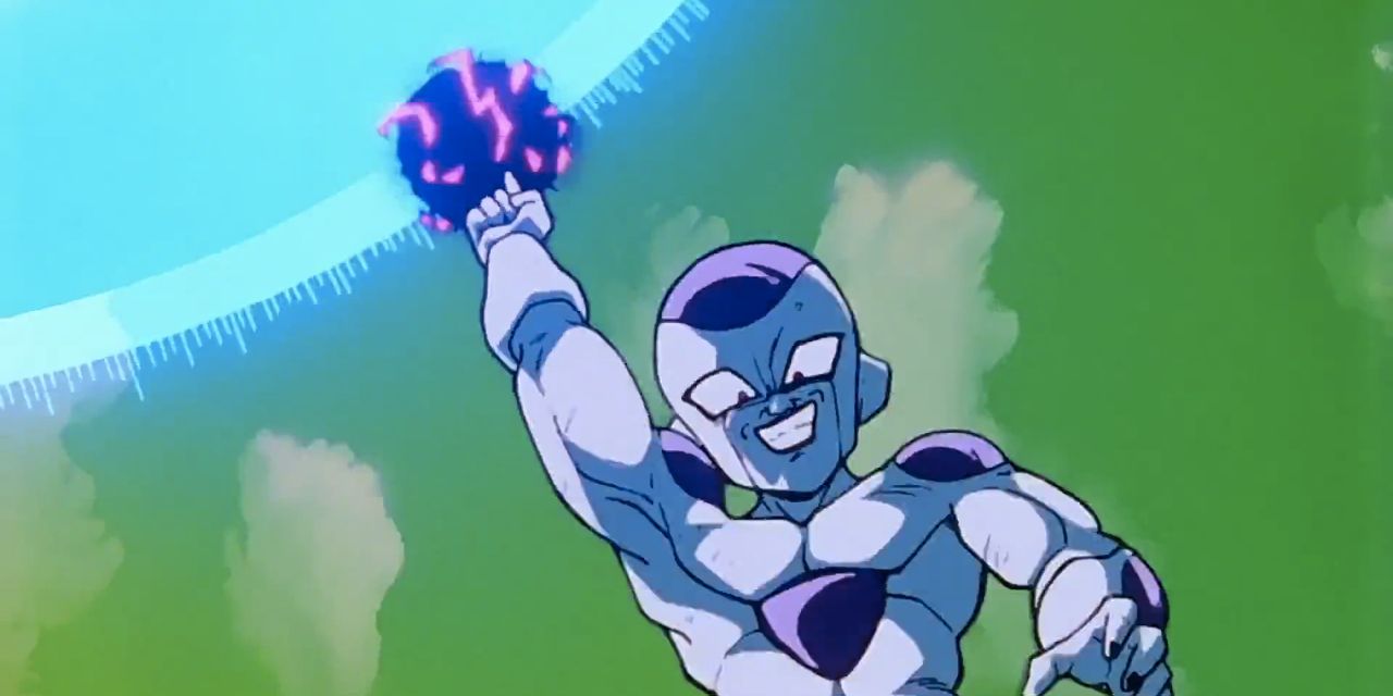 Anime Dragon Ball Frieza Death Ball Attack