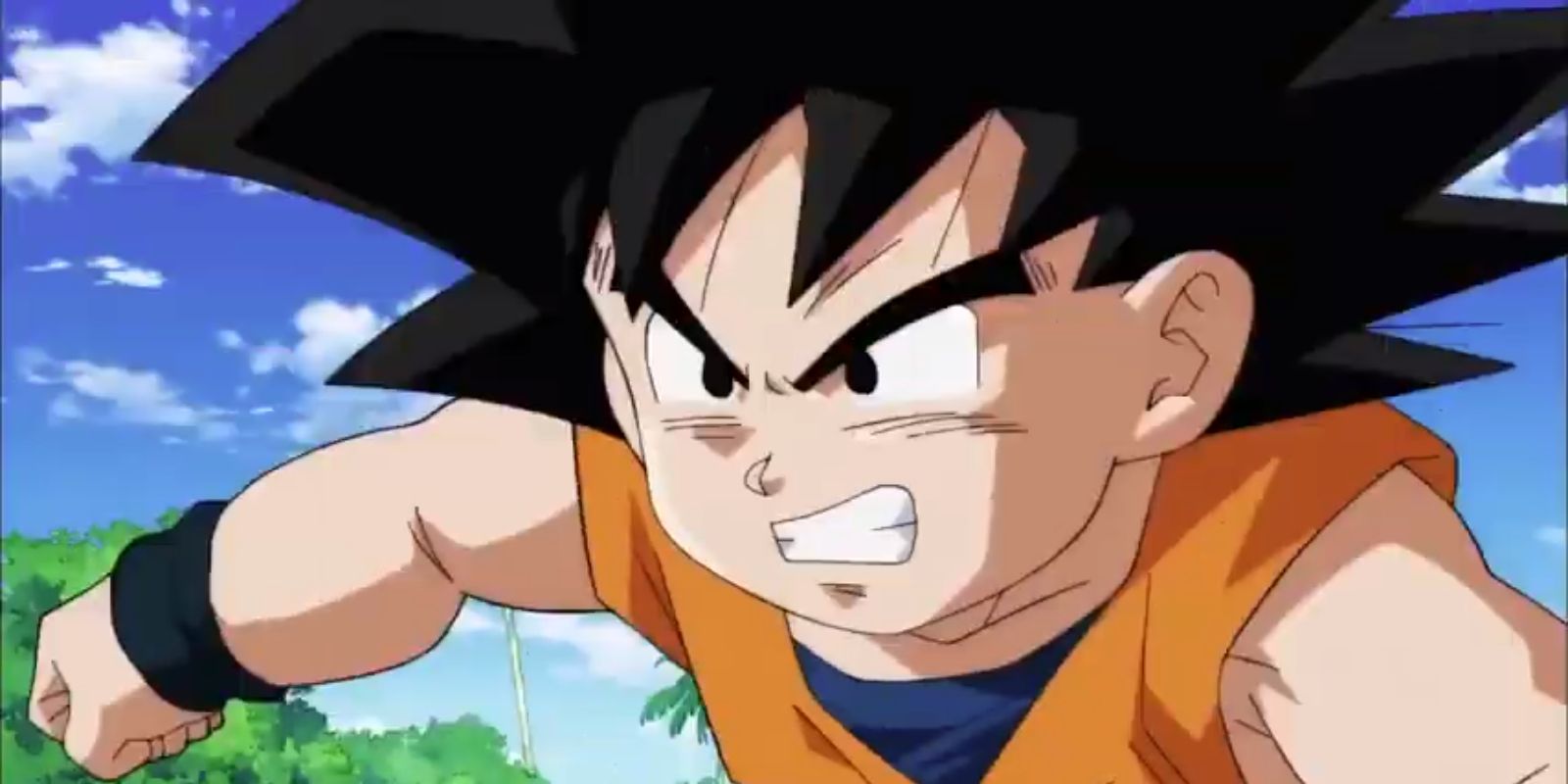 Goten gets angry in Dragon Ball Super