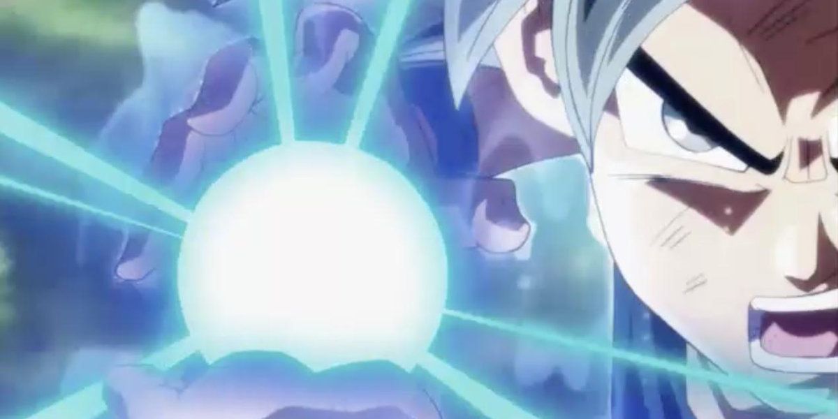 Anime Dragon Ball Super Ultra Instinct Goku Divine Kamehameha