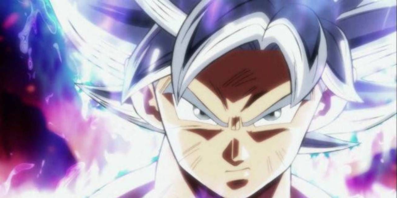 Anime Dragon Ball Super Ultra Instinct Goku Smug