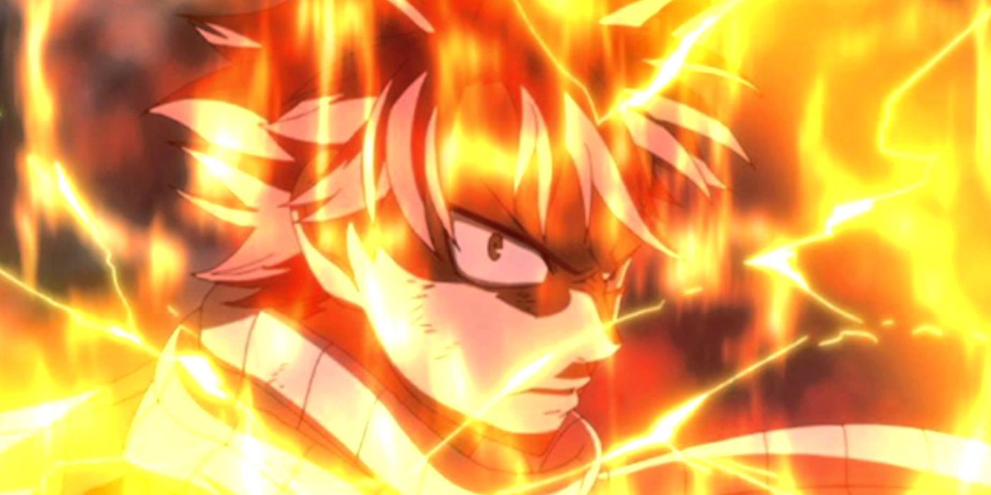 Fairy Tail Natsu Using His Fire Magic