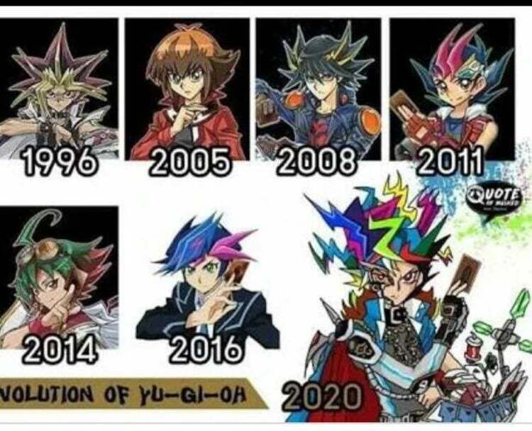 evolution of yugioh heroes hair