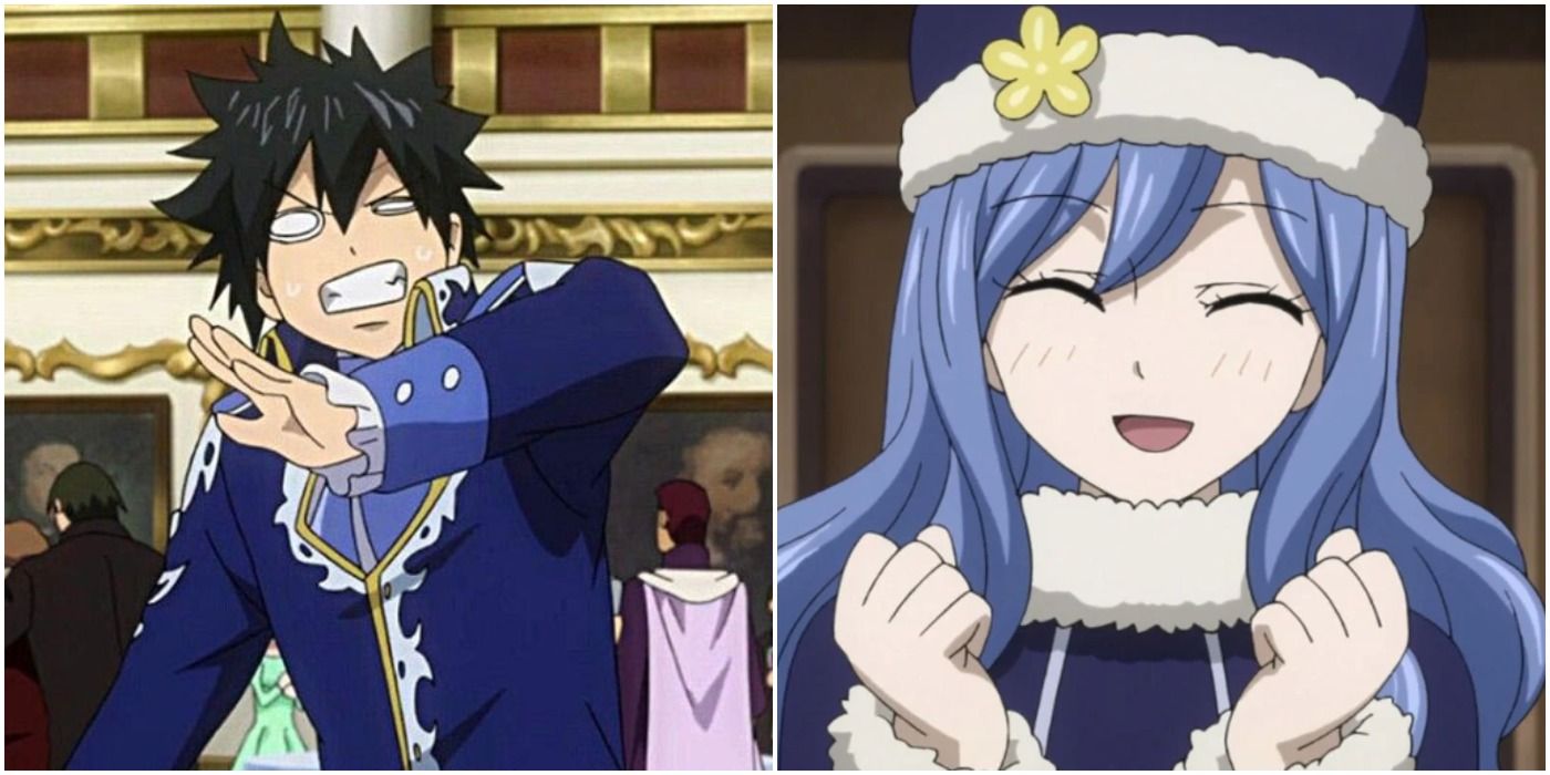 Fairy Tail Gray Disgusted Juvia Happy