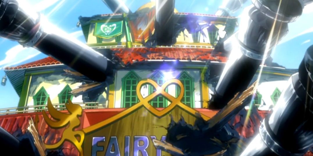 Fairy Tail's Guild Hall Destroyed