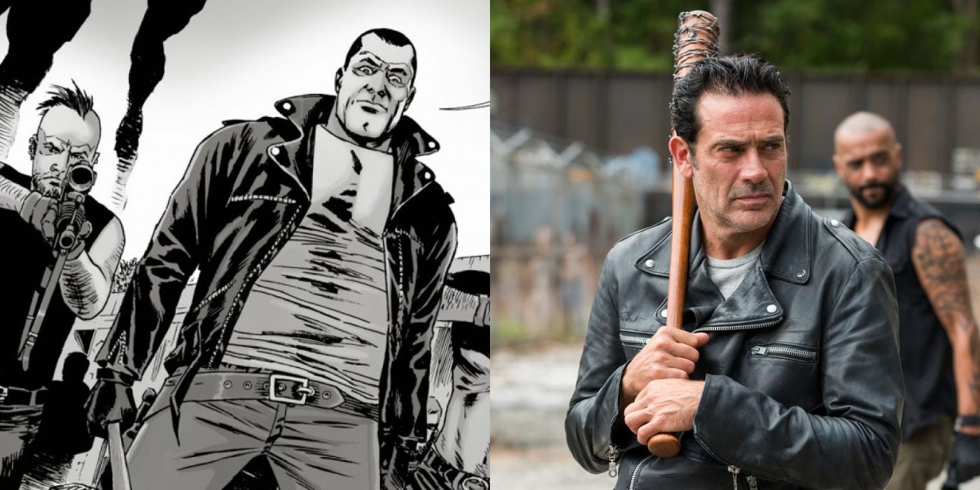 Negan From Comics and TV