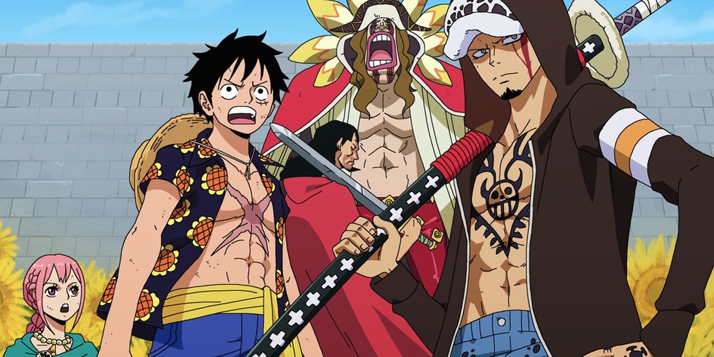 monkey d luffy and trafalgar law