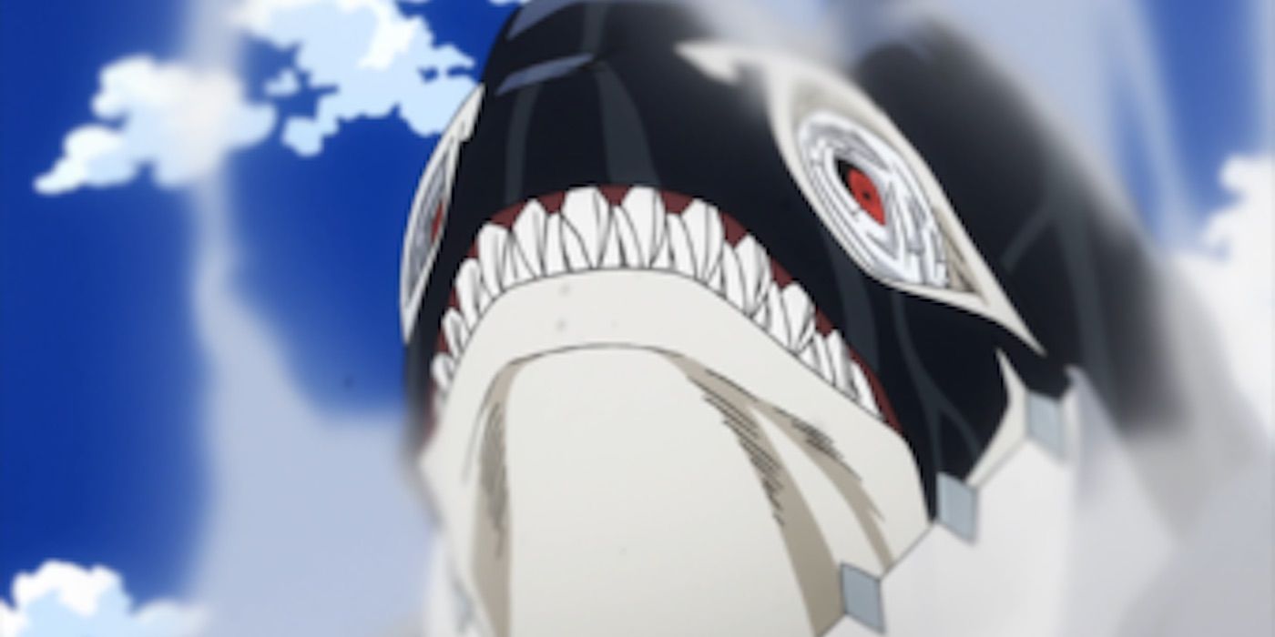 Gang Orca ready to fight from My Hero Academia.