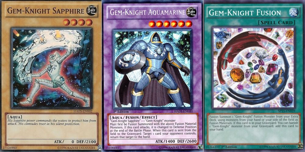 Gem-Knight Sapphire, Aquamarine and Fusion