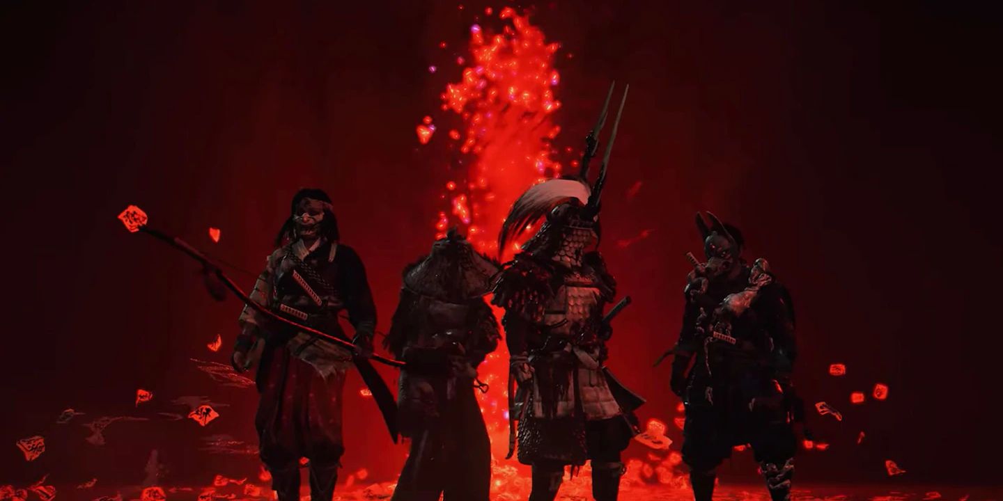 Ghost of Tsushima multiplayer four characters.