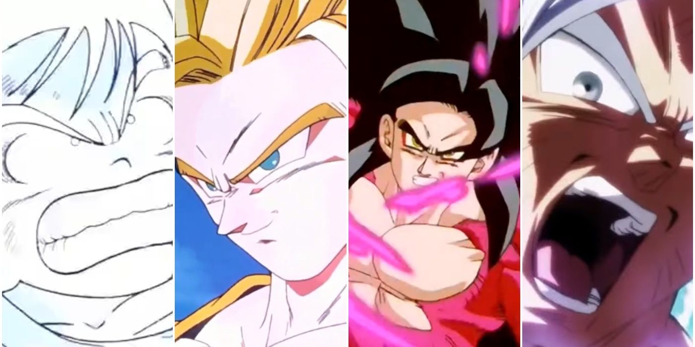 Different collage of Gokus
