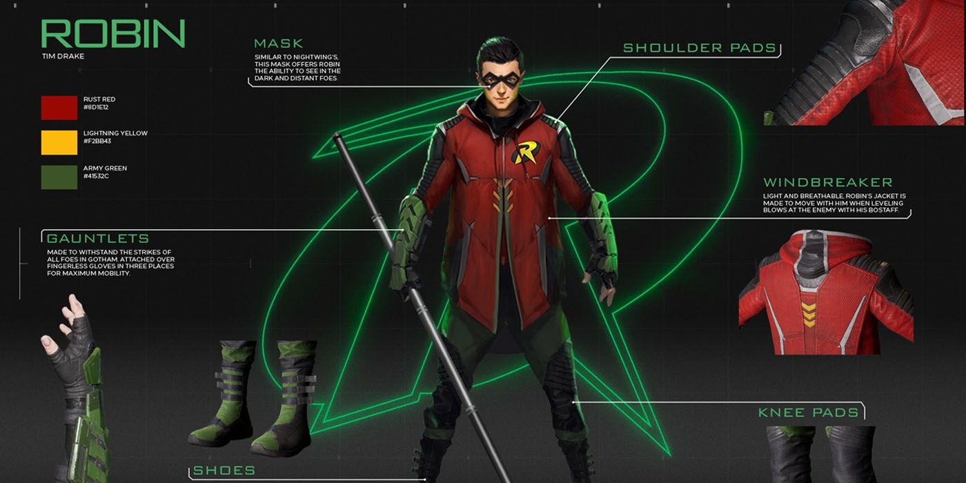 Best Robin Outfits In Gotham Knights