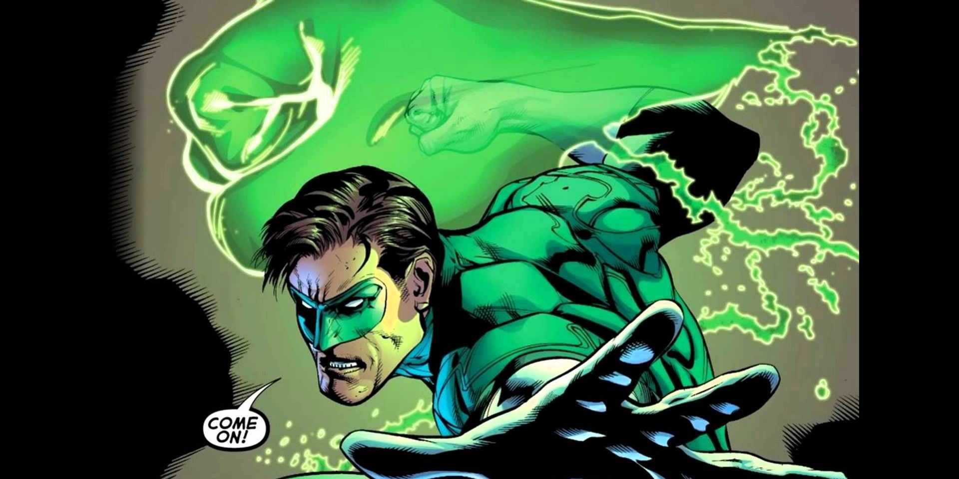 Green Lantern Ready to punch