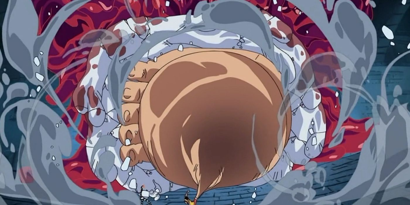 One Piece: Luffy Fighting Magellan Using Gear Third And Mr. 3's Wax