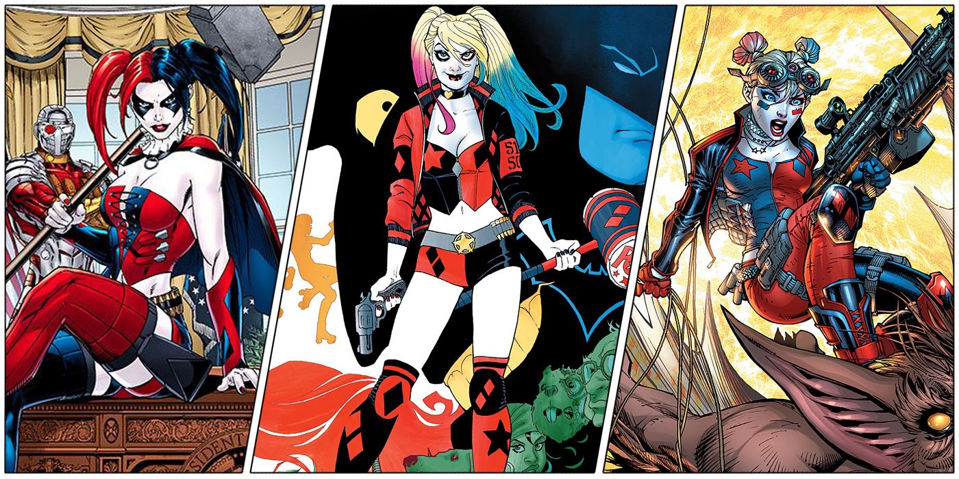 Harley Quinn comic costumes