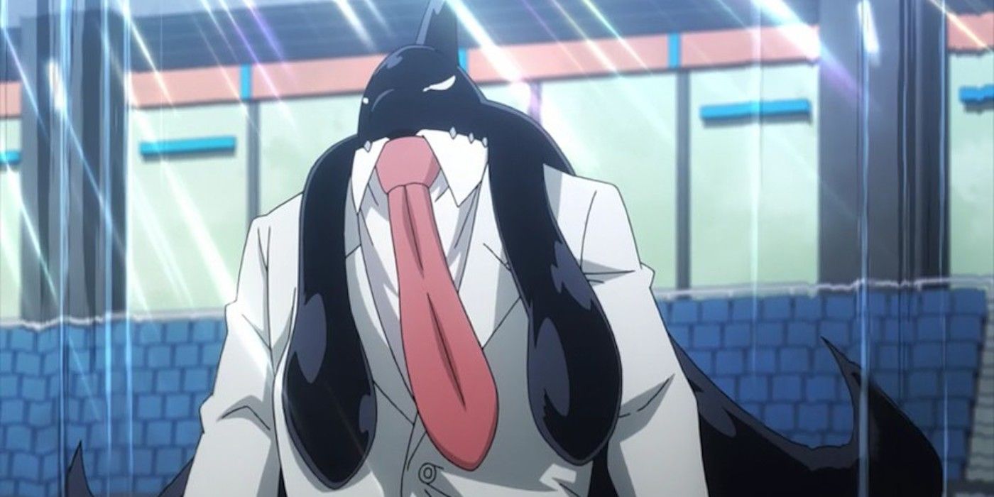 Gang Orca standing stoically in the sunlight from My Hero Academia. 