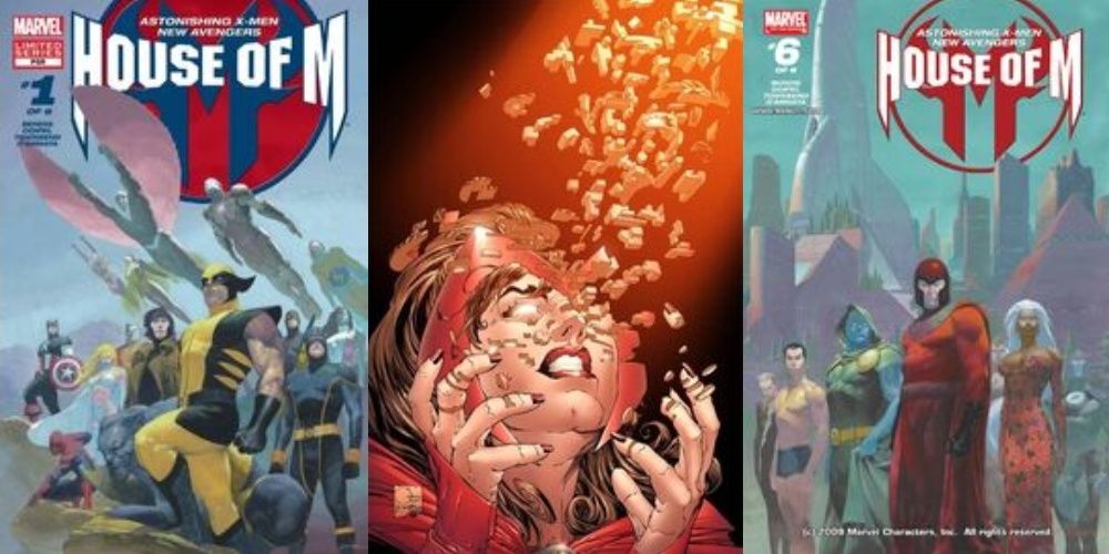 House of M Comic Covers