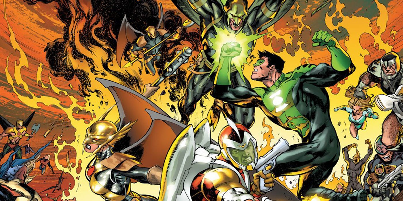 Lanterna Verde da Crise Infinita na Guerra de Rann Thanagar