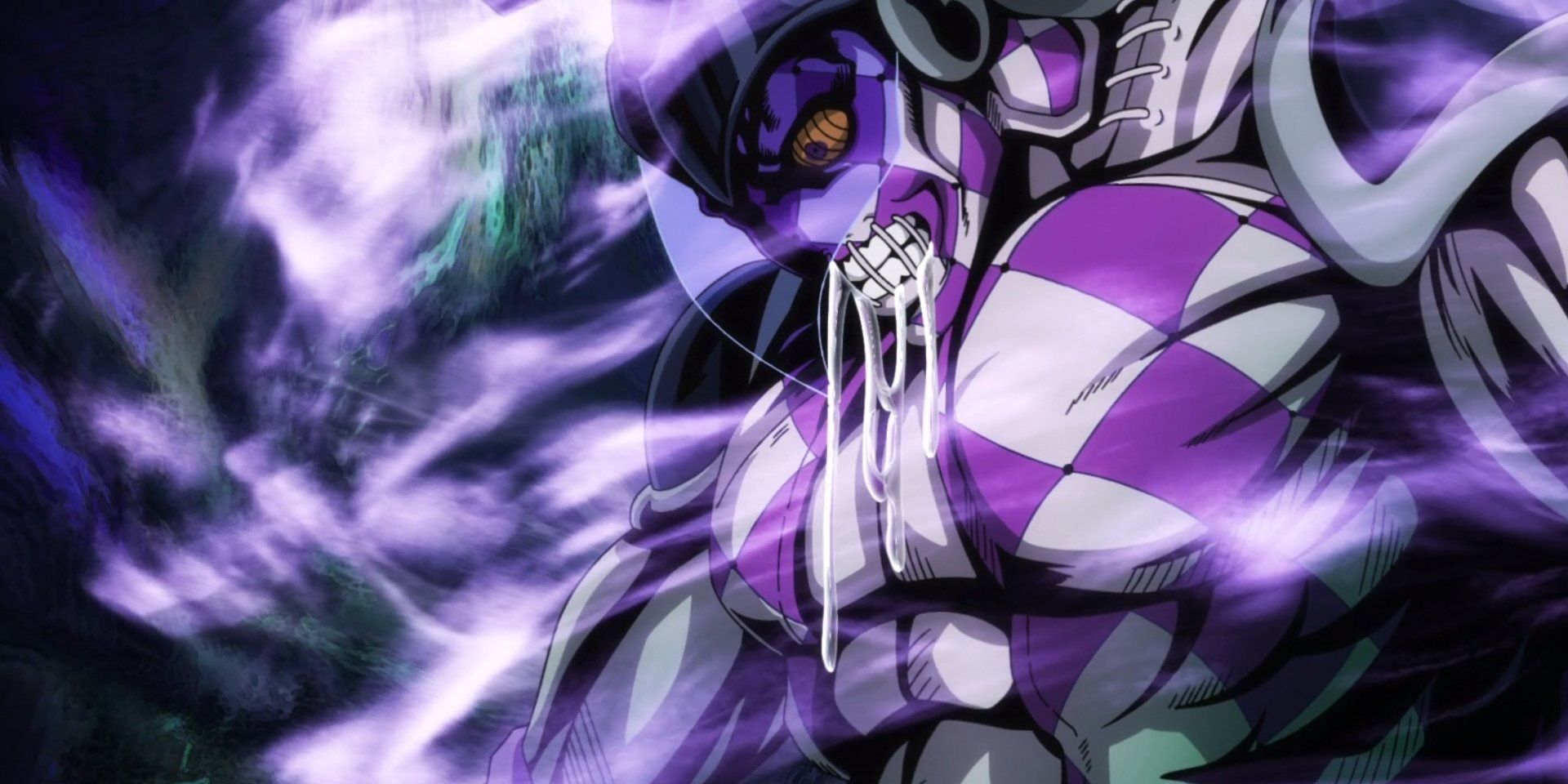 Anime JoJo Purple Haze Seething