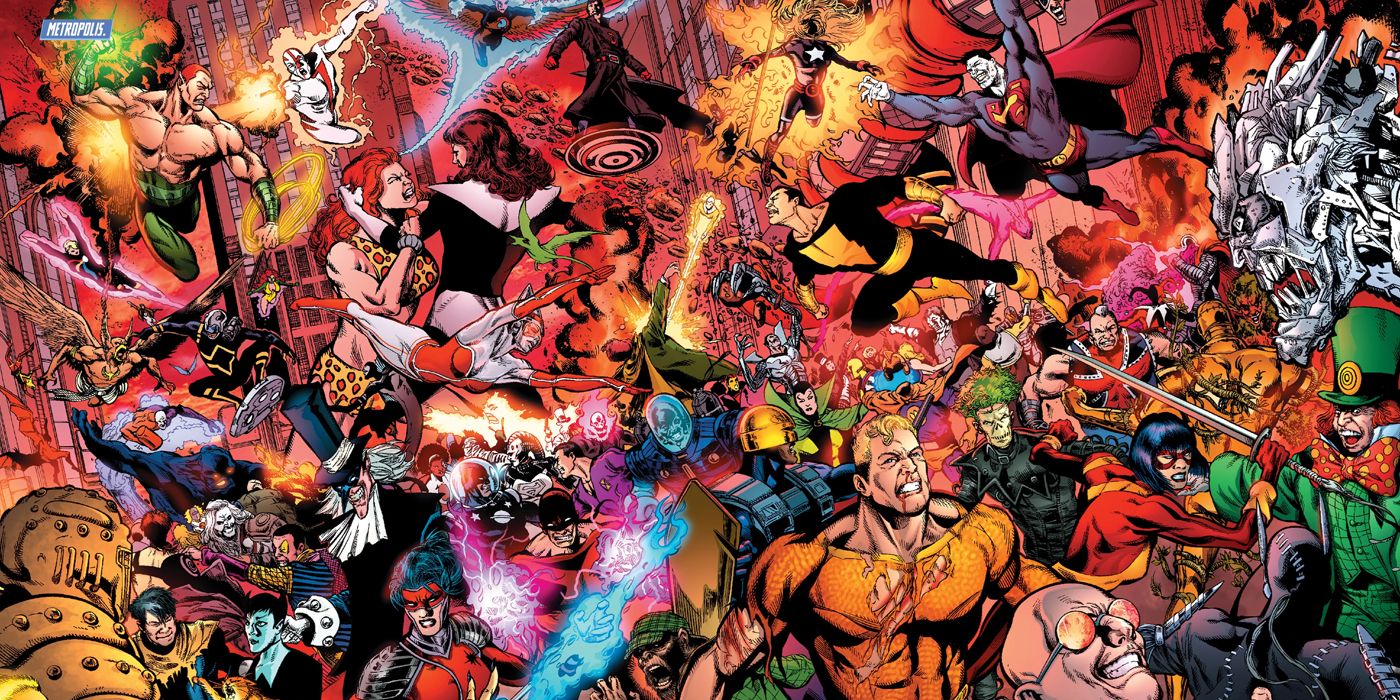 M Infinite Crisis's Battle of Metropolis in DC Comics