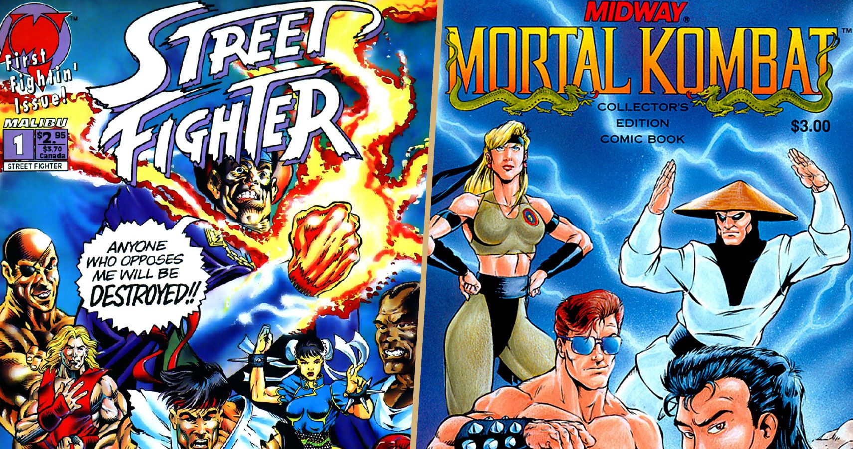 Street Fighter Vs. Mortal Kombat: Which 1990s Comic Book Series Is