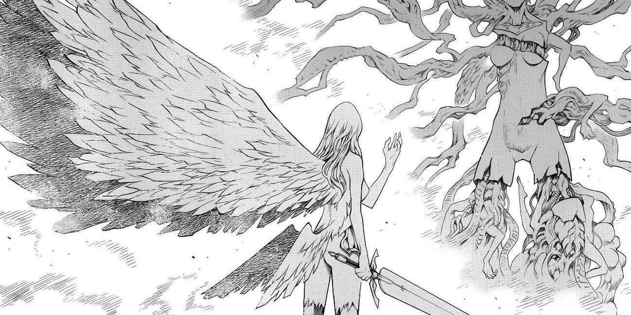 Shonen Manga Claymore Angel Fight