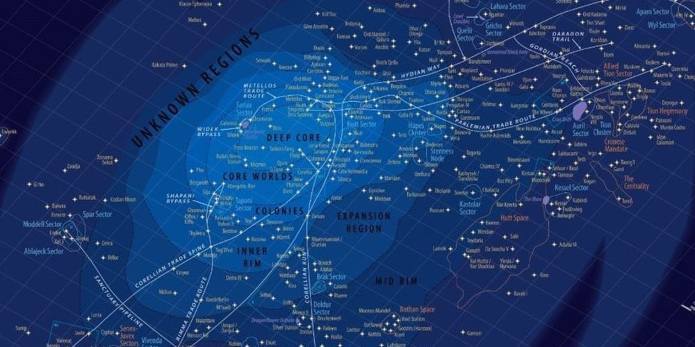 10 Star Wars Galaxy Maps That Explain This Universe Perfectly