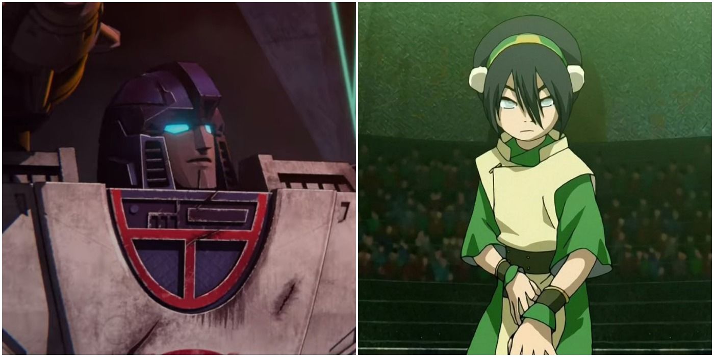 Autobot Mirage and Earthbender Toph