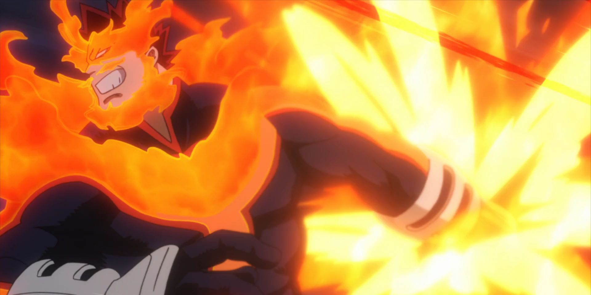 Anime My Hero Academia Endeavor Hellflame Quirk