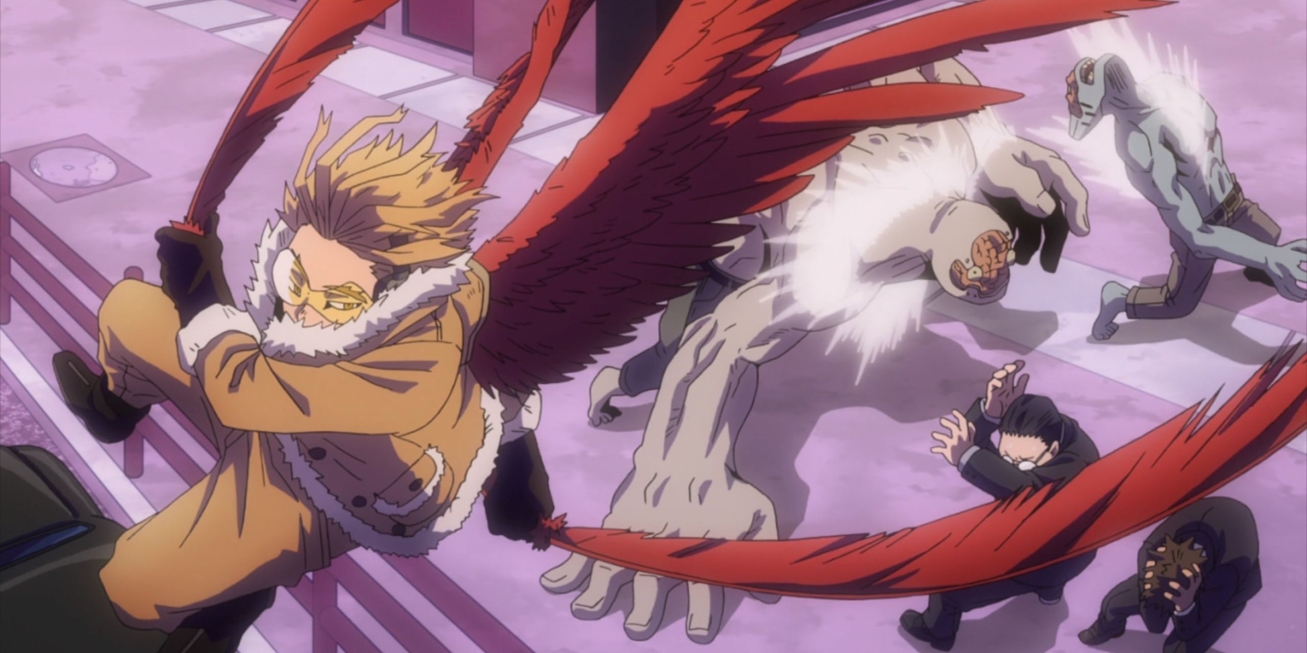 Anime My Hero Academia Hawks Fierce Wings Quirk