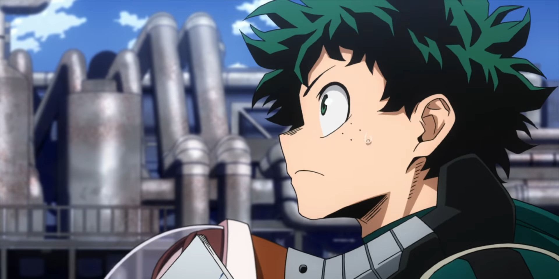 izuku in battle