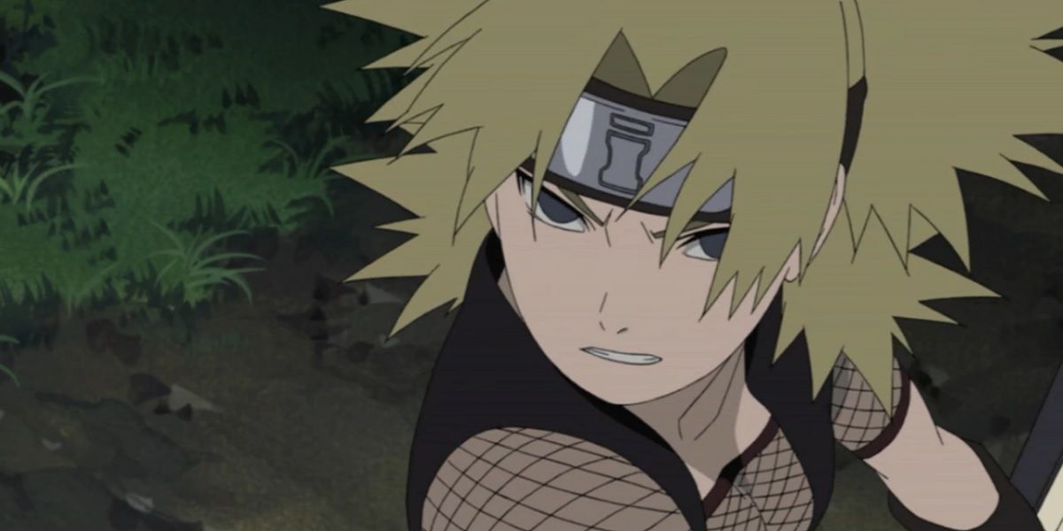 temari enraged while fighting naruto