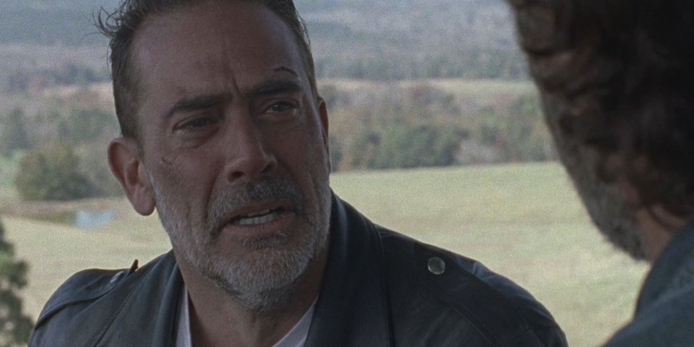 Negan Caught In Emotional Moment On The Walking Dead TV Show