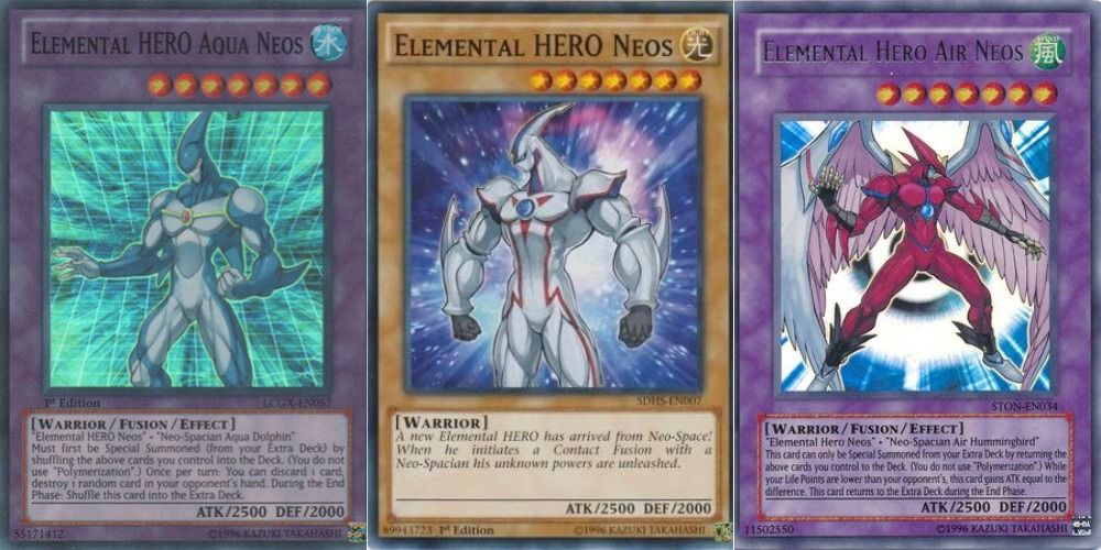 Elemental HERO Aqua Neos, Neos and Air Neos