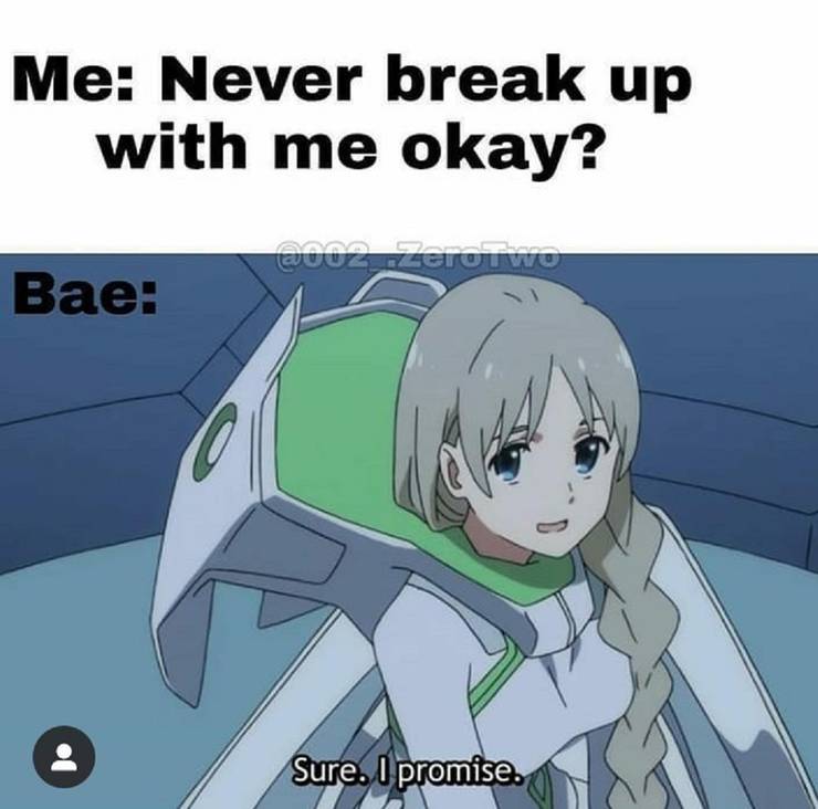 10 Darling In The Franxx Memes Only True Fans Understand Cbr 10 Darling In The Franxx Memes Only True Fans Understand Cbr