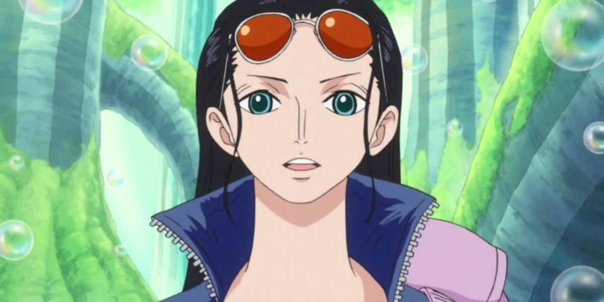 Nico Robin with sunglasses One Piece