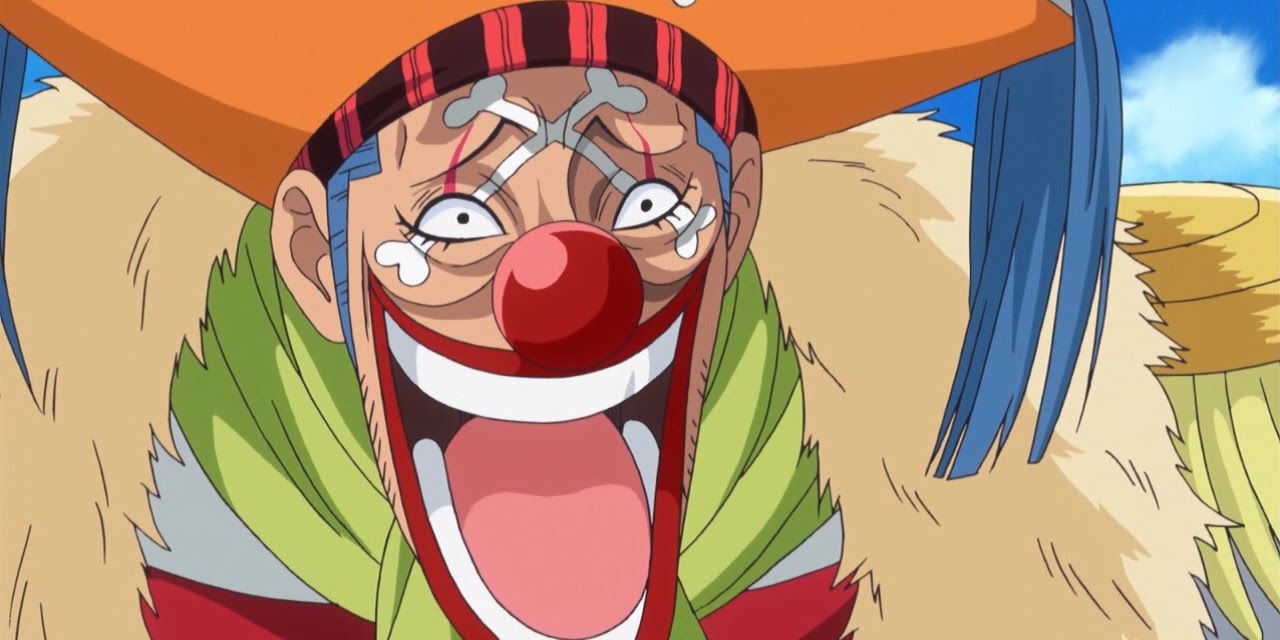 Anime One Piece Buggy The Clown Surprised