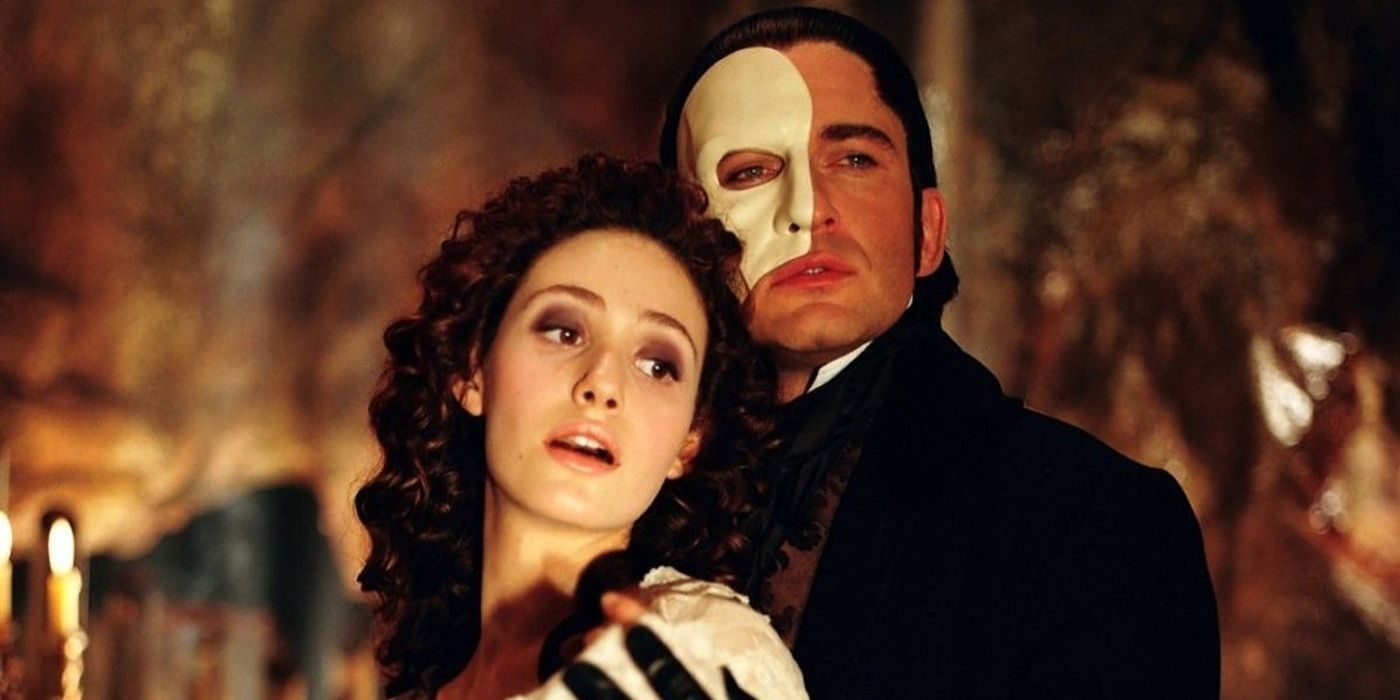 Gerard Butler and Emmy Rossum in Phantom of the Opera