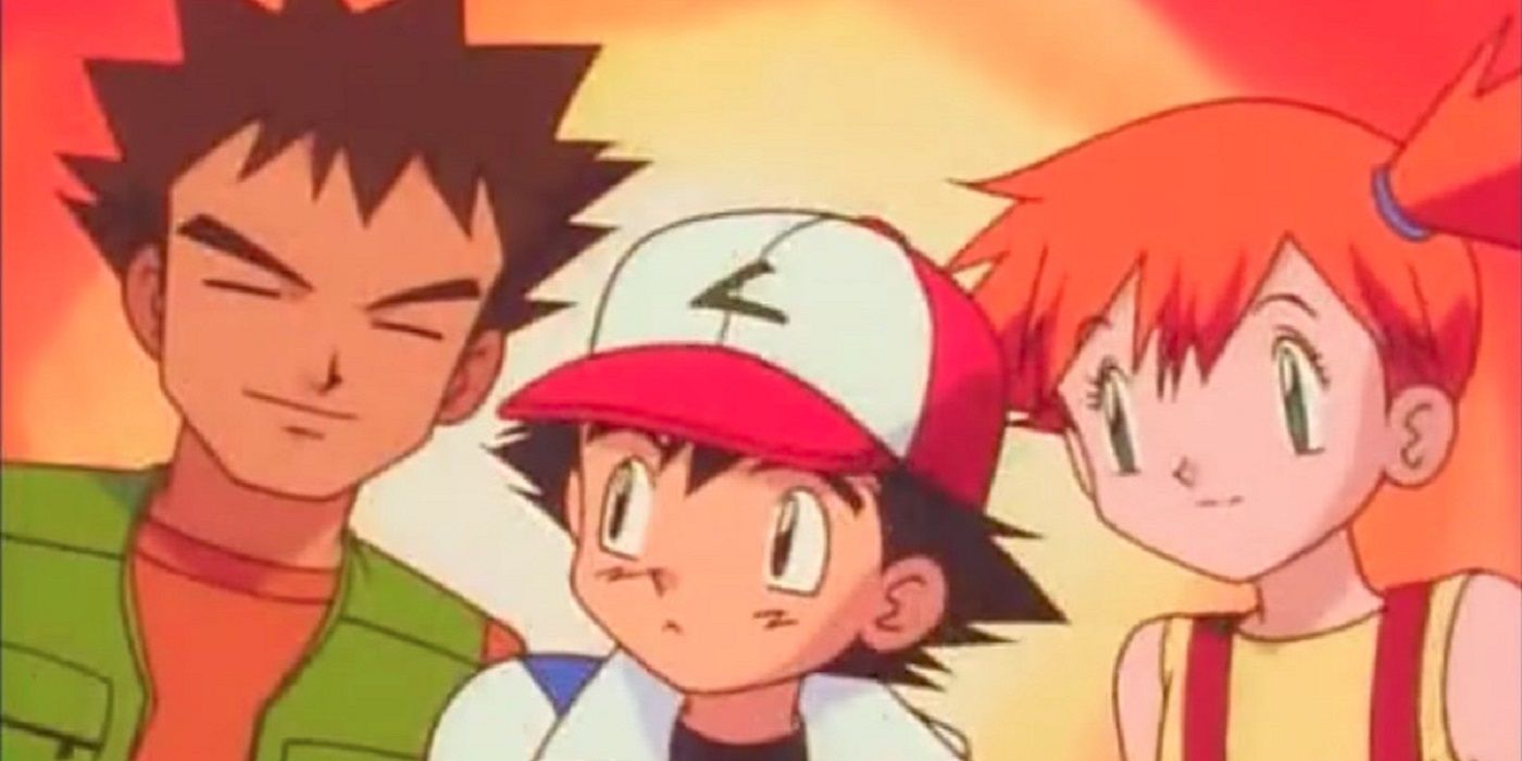 Ash, Brock &amp; Misty in the original anime.