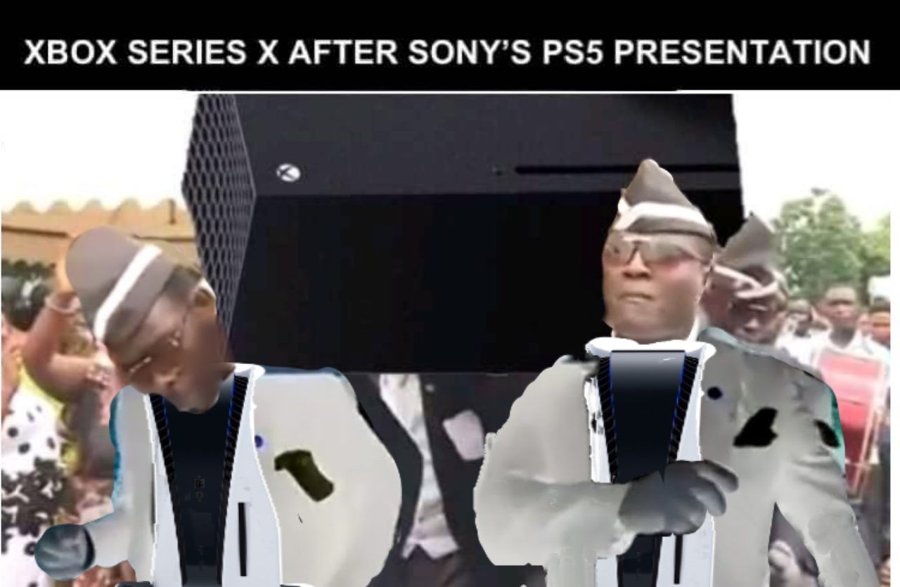 Funeral Meme with Xbox and Playstation