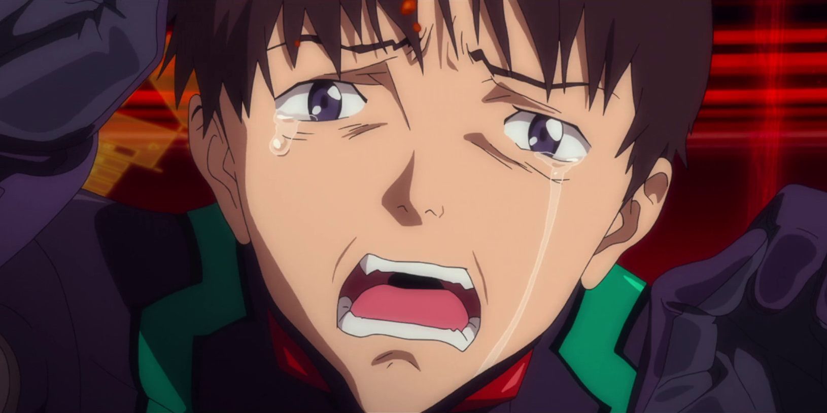 Anime Rebuild Of Evangelion 3 Shinji Cries