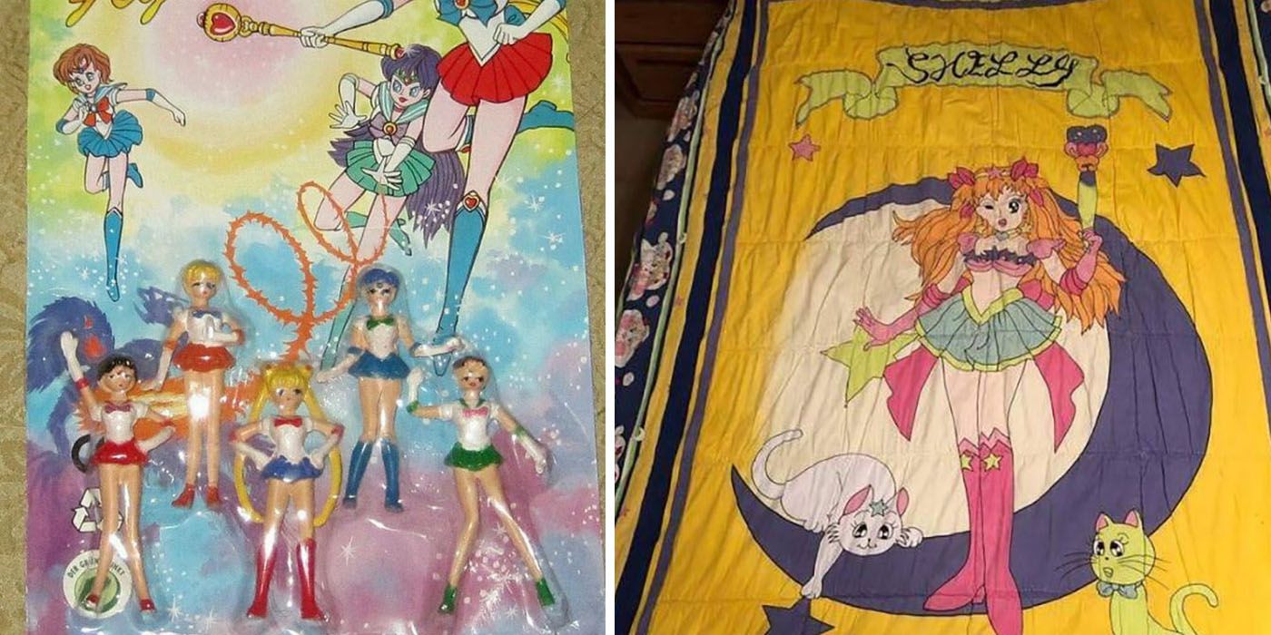 Sailor Moon Bootleg Toys And Sailor Moon Bootleg Bedsheet