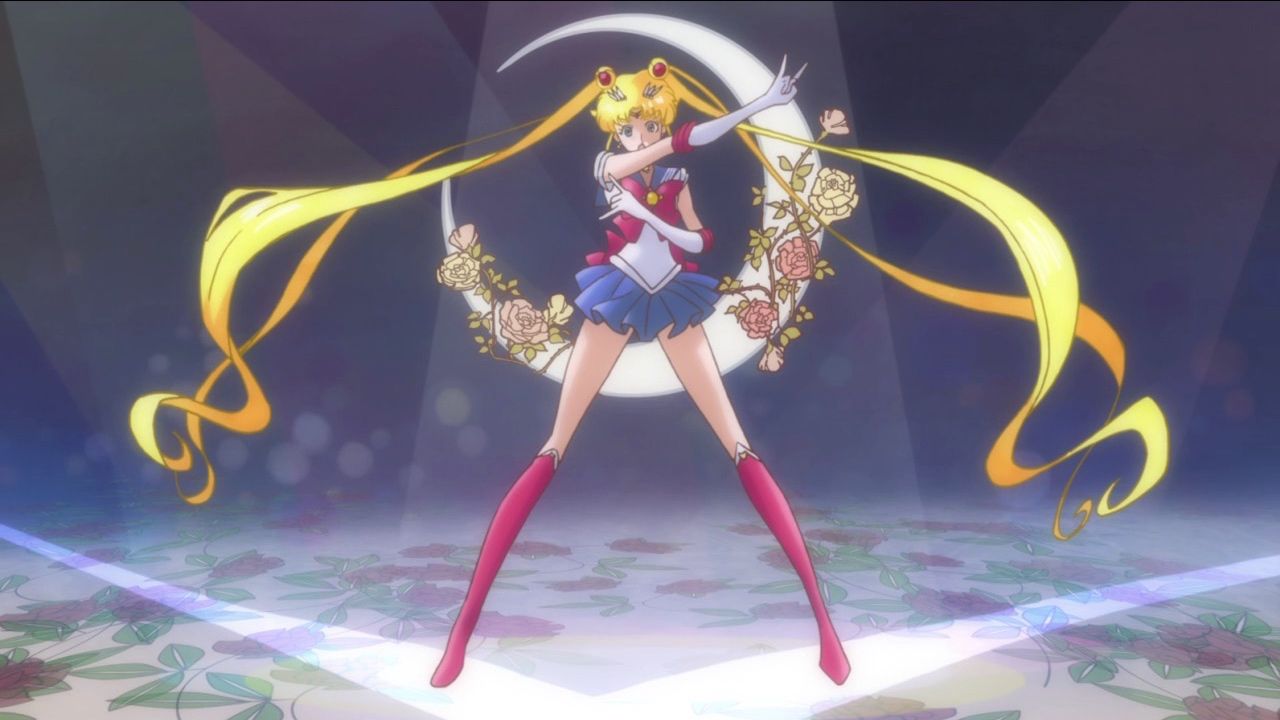 Usagi Transforming Into Sailor Moon