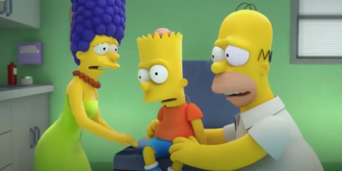 Marge Homer Dead Bart