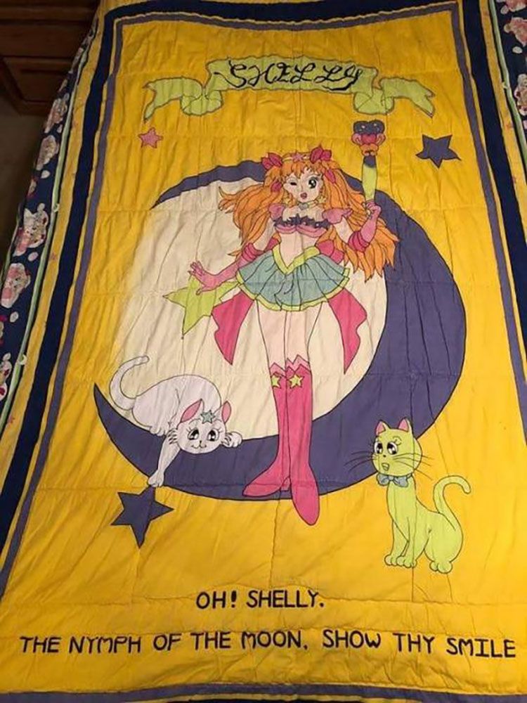 Sailor Moon Yellow Bootleg Bedding