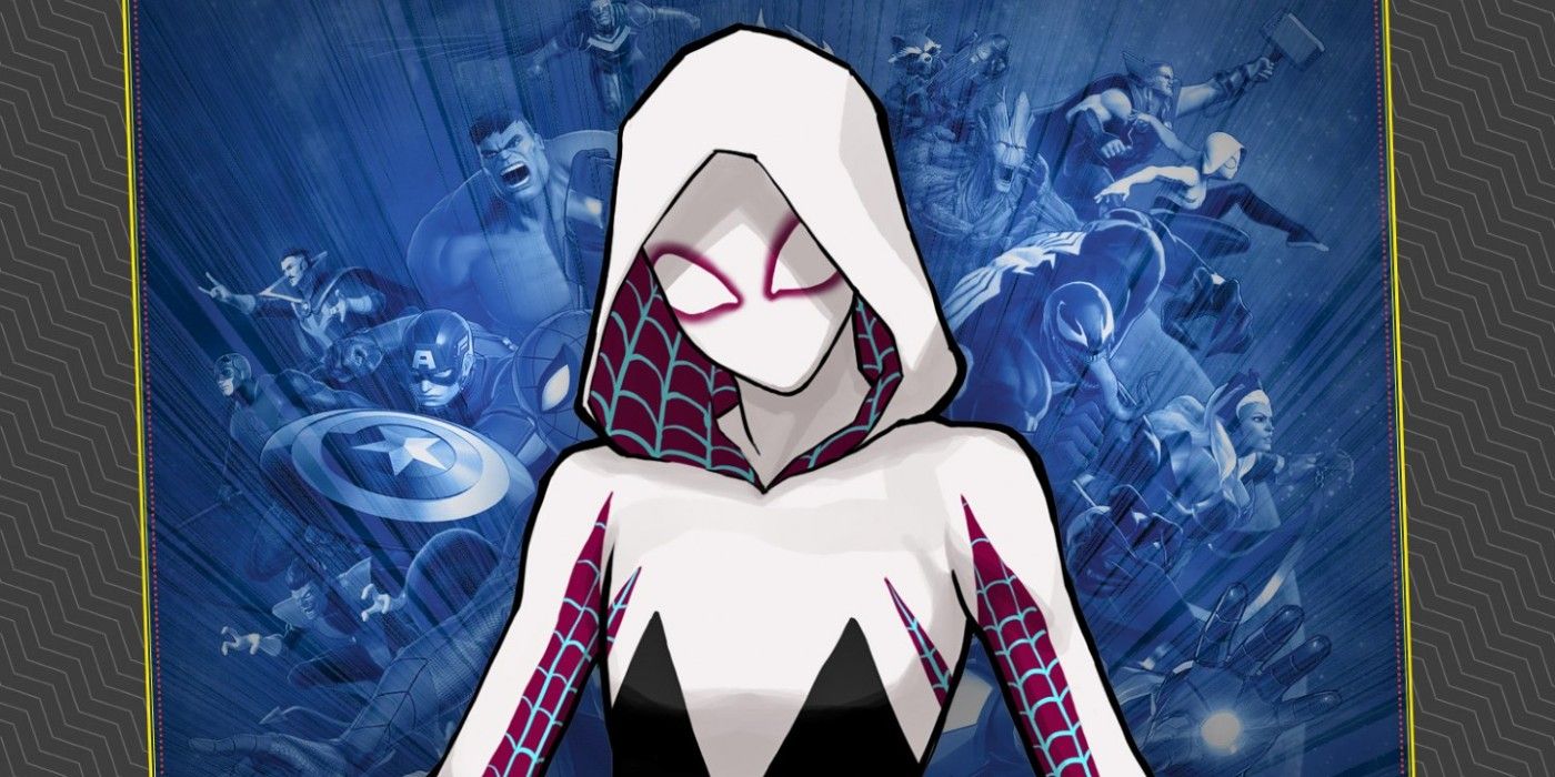 Spider Gwen Cover Art Leggings Spider-Man Marvel Comics