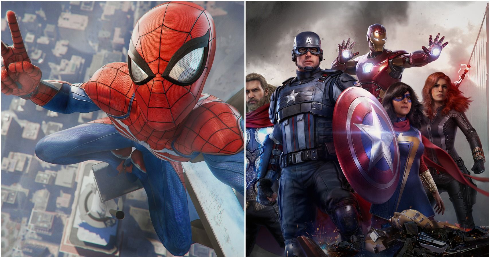 Spider-Man PS4 vs Avengers