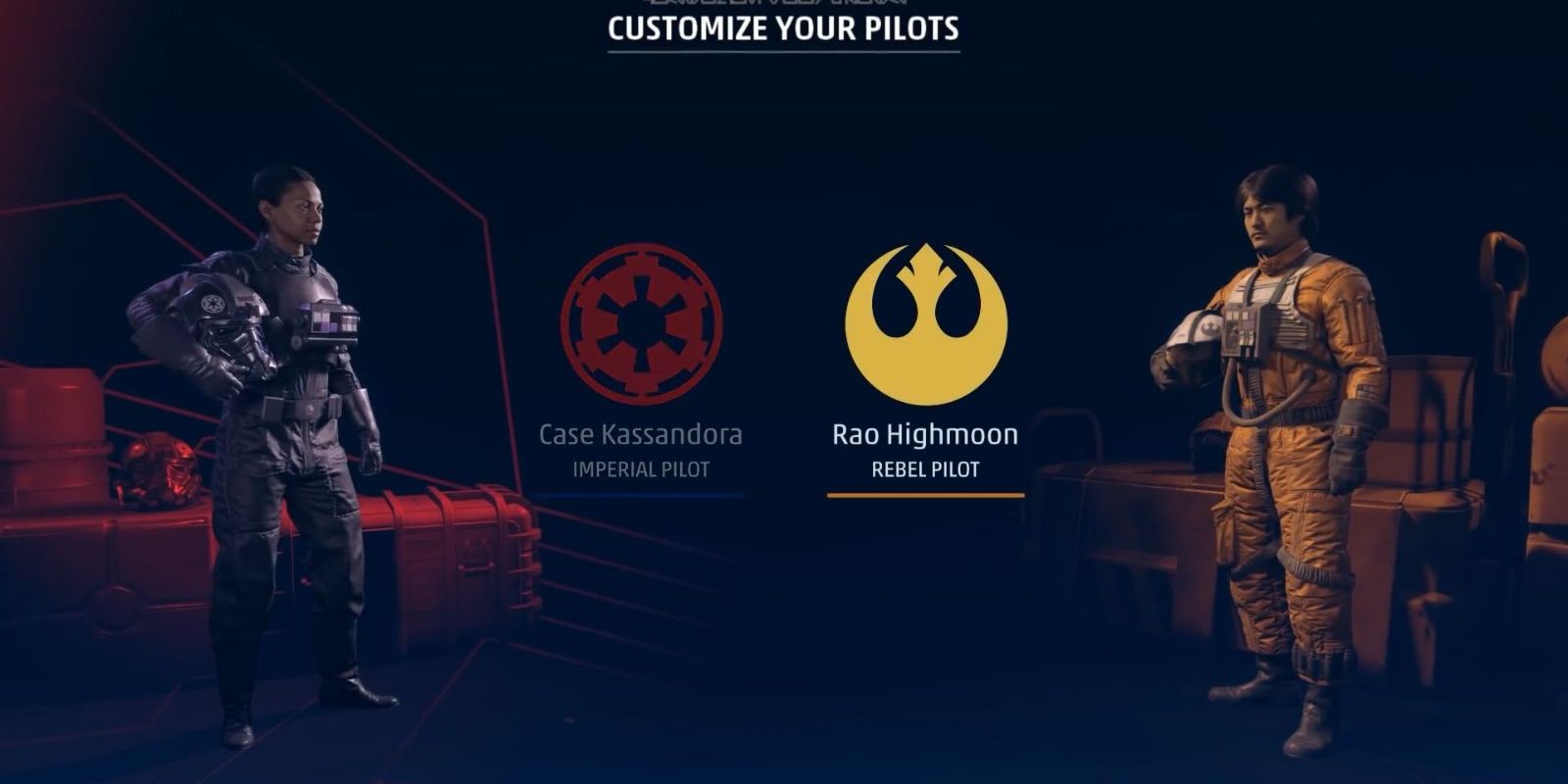 Star Wars Squadrons Customize Pilots