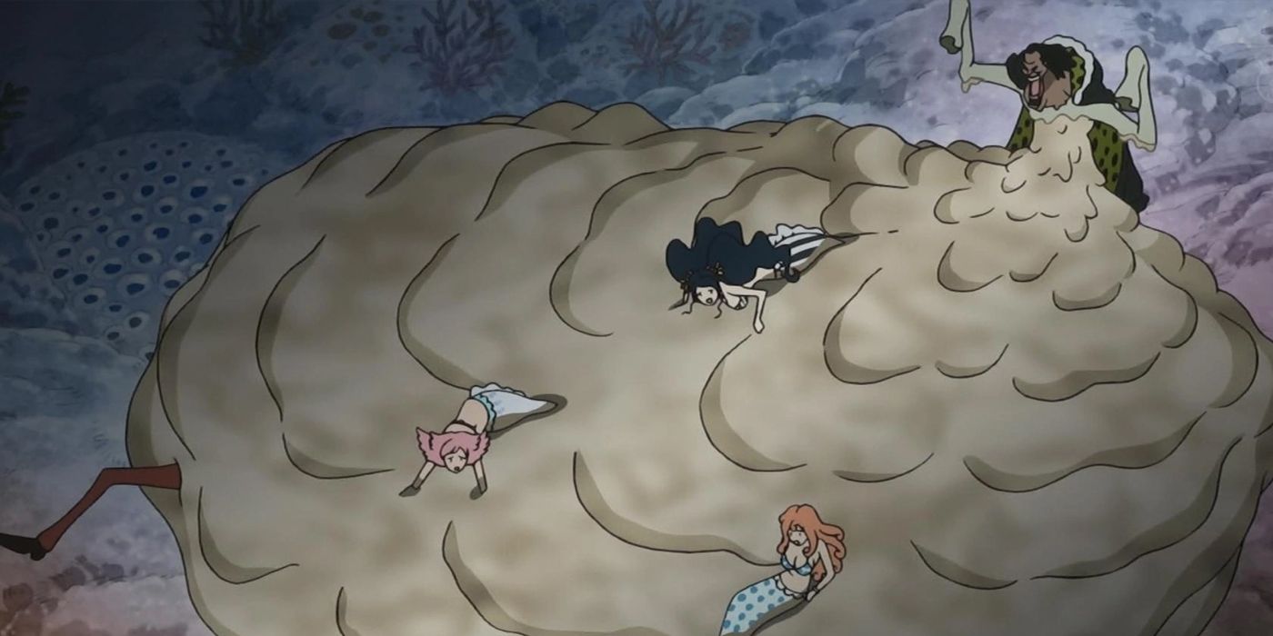 One Piece: Caribou Kidnapping Mermaids By Trapping Them In His Swamp Powers