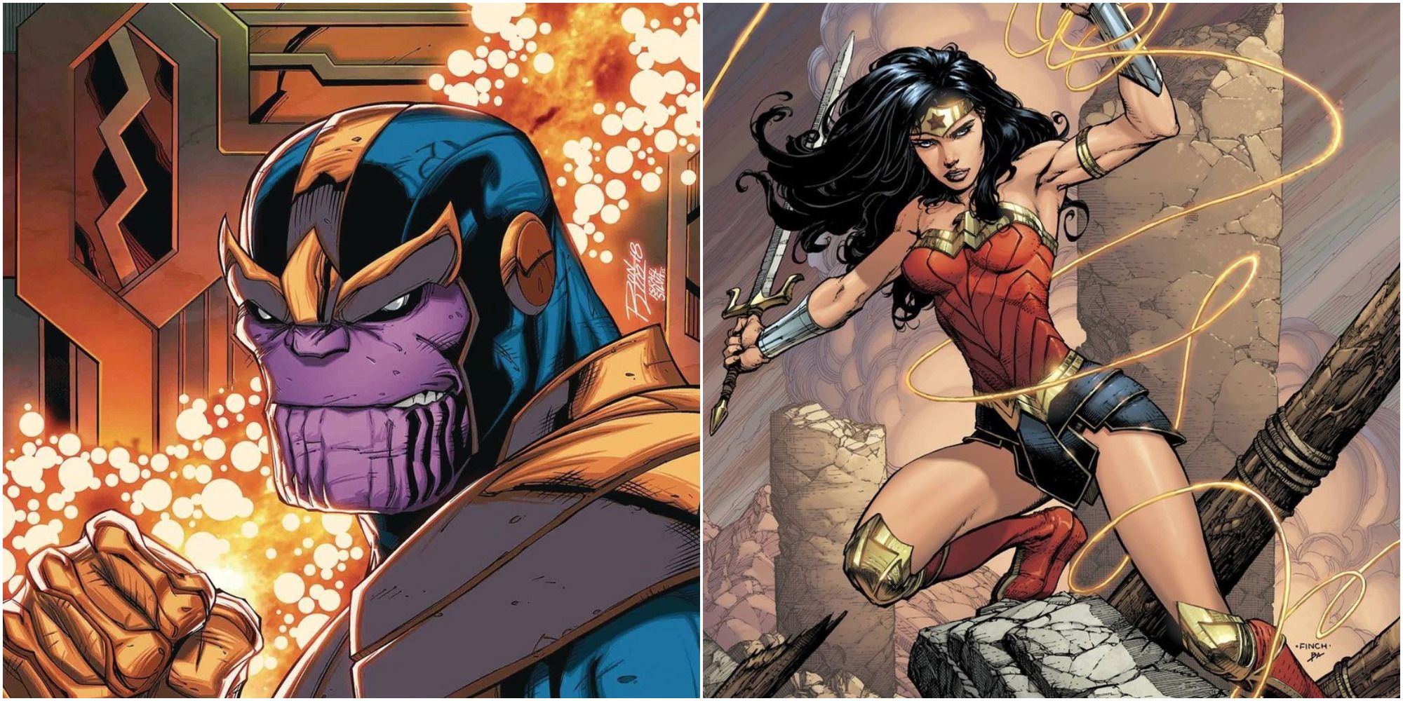Thanos Vs Wonder Woman