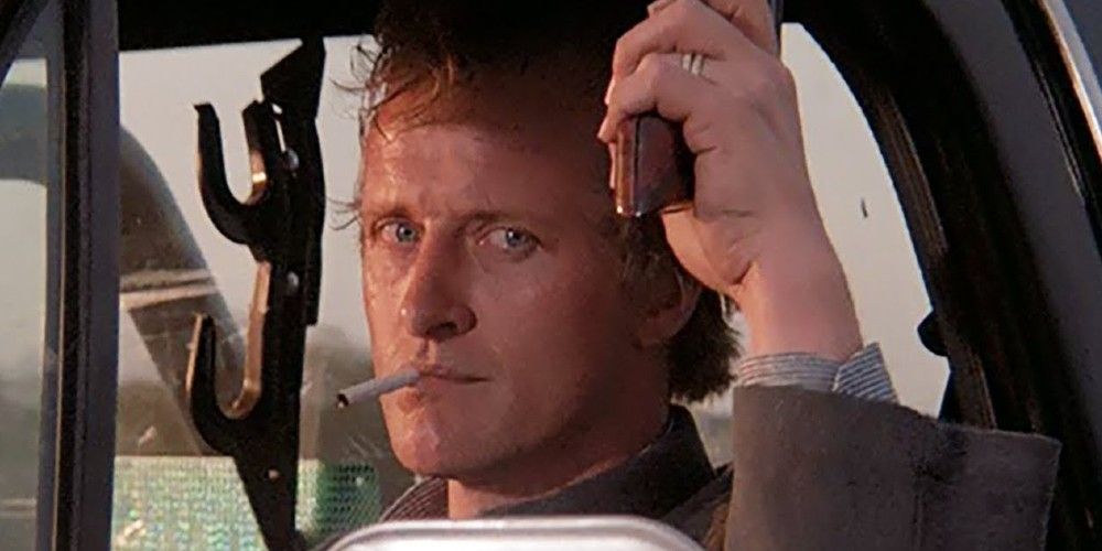 Rutger Hauer in The Hitcher